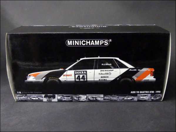 ミニカー MINICHAMPS Audi V8 Quattro DTM - 1990 An Audi-limousine in the DTM 1990: Stuck and Röhrl write history